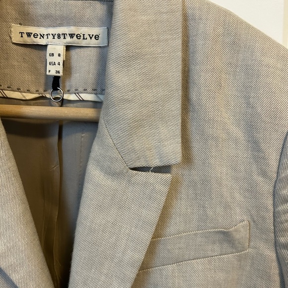 Twenty8Twelve Cropped Linen Blazer - Sz US4 - Picture 3 of 14